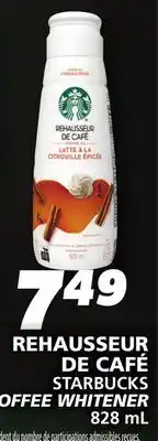 IGA STARBUCKS COFFEE WHITENER offer