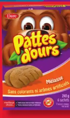 IGA DARE PATTES D'OURS COOKIES offer