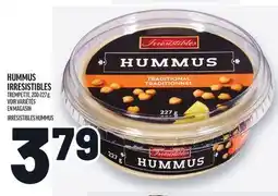 Metro HUMMUS IRRESISTIBLES | IRRESISTIBLES HUMMUS offer