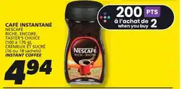 IGA NESCAFÉ INSTANT COFFEE offer