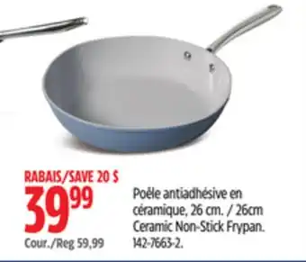 Canadian Tire Heritage 26cm Ceramic Non-Stick Frypan offer