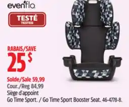 Canadian Tire Evenflo Go Time Sport Booster Seat offer