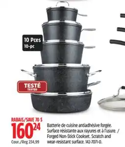 Canadian Tire Heritage The Rock Forged Non-Stick Cookset offer