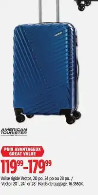 Canadian Tire AMERICAN TOURISTER Vector 20˝, 24˝ or 28˝ Hardside Luggage offer