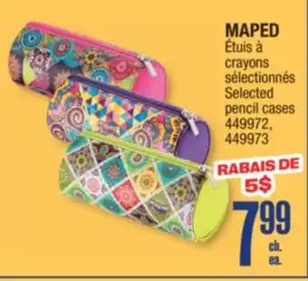 Jean Coutu MAPED Selected pencil cases offer