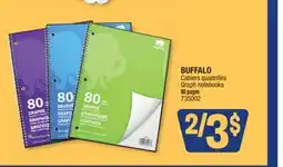 Jean Coutu BUFFALO Graph notebooks offer