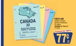 Jean Coutu FIRSTLINE Canada notebooks 32 pages offer