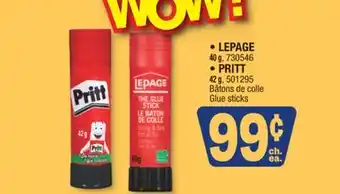 Jean Coutu LEPAGE, PRITT Glue sticks offer