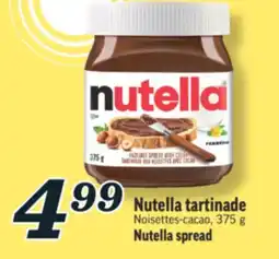 Marché Richelieu NUTELLA TARTINADE | NUTELLA SPREAD offer