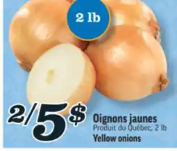 Marché Richelieu OIGNONS JAUNES | YELLOW ONIONS offer
