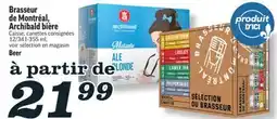 Marché Richelieu BRASSEUR DE MONTRÉAL, ARCHIBALD BIÈRE | BEER offer