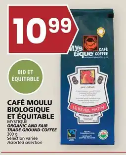 Rachelle-Bery Grocery MYSTIQUE ORGANIC AND FAIR TRADE GROUND COFFEE offer