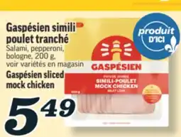 Marché Richelieu GASPÉSIEN SIMILI POULET TRANCHÉ | GASPÉSIEN SLICED MOCK CHICKEN offer