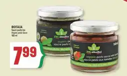 Marché Adonis BIOITALIA Sauce pesto bio | Organic pesto Sauce offer