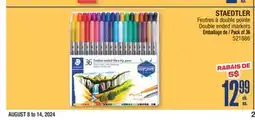 Jean Coutu STAEDTLER Double ended markers offer