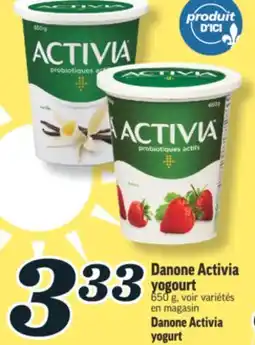 Marché Richelieu Danone Activia yogourt | Danone Activia yogurt offer