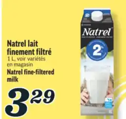 Marché Richelieu NATREL LAIT FINEMENT FILTRÉ | NATREL FINE-FILTERED MILK offer