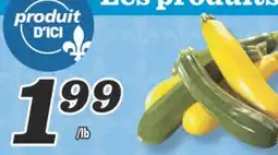 Marché Richelieu COURGETTES | ZUCCHINI SQUASHES offer
