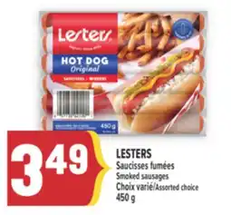 Marché Adonis LESTERS Saucisses fumées | Smoked sausages offer