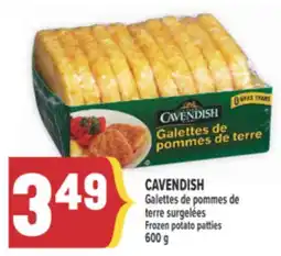 Marché Adonis CAVENDISH Galettes de pommes de terre surgelées | Frozen potato patties offer