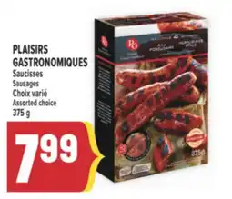 Marché Adonis PLAISIRS GASTRONOMIQUES Saucisses | Sausages offer