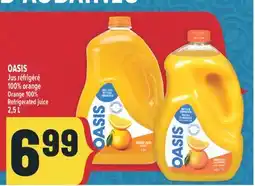 Marché Adonis OASIS Jus réfrigéré 100% orange | Orange 100% Refrigerated juice offer
