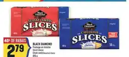 Marché Adonis BLACK DIAMOND Fromage en tranche | Sliced cheese offer