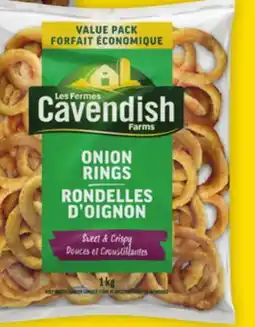 Giant Tiger Cavendish Farms potato wedges or onion rings offer
