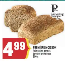 Marché Adonis PREMIÈRE MOISSON PAIN GRAINS GERMÉS | SPROUTED GRAINS BREAD offer