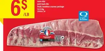 Maxi CÔTES DE DOS DE PORC OLYMEL offer