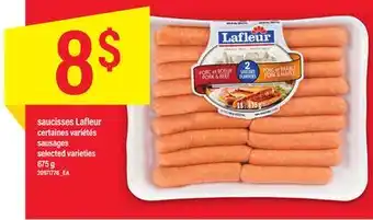 Maxi SAUCISSES LAFLEUR, 675 g offer