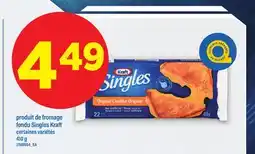 Maxi PRODUIT DE FROMAGE FONDU SINGLES KRAFT, 410 G offer