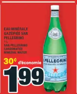 Super C EAU MINÉRALE GAZÉIFIÉE SAN PELLEGRINO | SAN PELLEGRINO CARBONATED MINERAL WATER offer