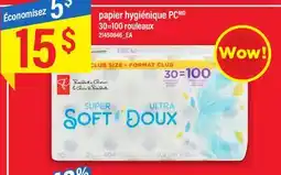 Maxi PAPIER HYGIÉNIQUE PC, 30=100 ROULEAUX offer