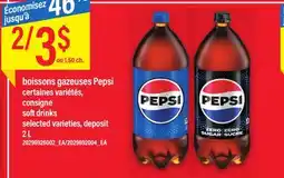 Maxi BOISSONS GAZEUSES PEPSI, 2 L offer