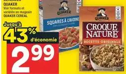 Super C CÉRÉALES QUAKER | QUAKER CEREAL offer