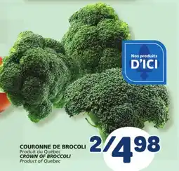 Marché Bonichoix CROWN OF BROCCOLI offer