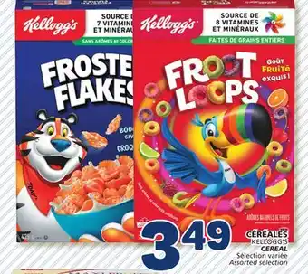 Marché Bonichoix KELLOGG'S CEREAL offer