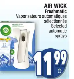 Jean Coutu AIR WICK Freshmatic Selected automatic sprays offer