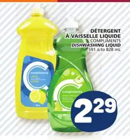 Marché Bonichoix COMPLIMENTS DISHWASHING LIQUID offer
