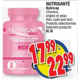 Jean Coutu NUTRISANTÉ Nutricap Hair, nails and skin offer
