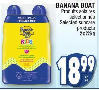 Jean Coutu BANANA BOAT Selected suncare products offer