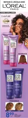 Uniprix L'ORÉAL PARIS EVERPURE Shampooing ou revitalisant/Shampoo or conditioner offer