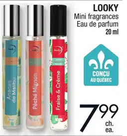 Jean Coutu LOOKY Mini fragrances offer