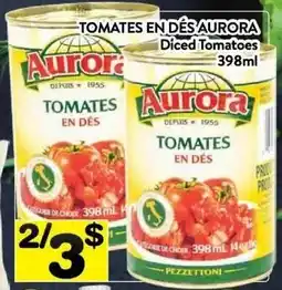 Supermarché PA AURORA Diced Tomatoes offer