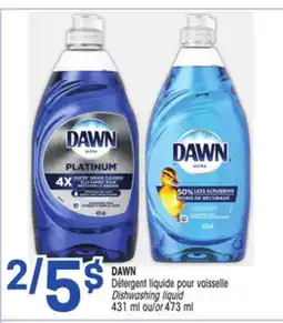 Uniprix DAWN Détergent liquide pour vaisselle/Dishwashing liquid offer
