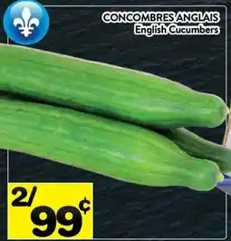 Supermarché PA English Cucumbers offer