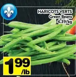 Supermarché PA Green Beans offer