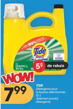 Brunet TIDE Détergents pour la lessive sélectionnés offer