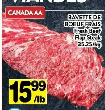 Supermarché PA Fresh Beef Flap Steak offer